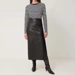 Best Striped Slub Top Women Tops