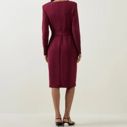 Outlet Structured Belted Shirt Dress Women Dresses|Mother Of The Bride