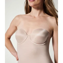 Clearance Suit Your Fancy Medium Control Strapless Cupped Brief Bodysuit Women Shapewear