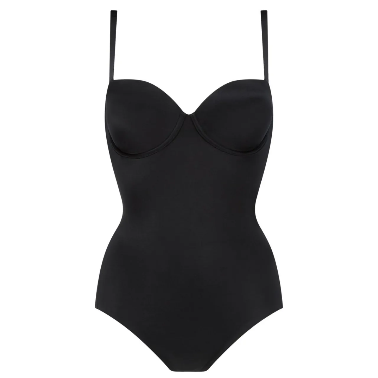Best Suit Your Fancy Medium Control Strapless Cupped Brief Bodysuit Women Shapewear