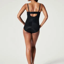 Best Suit Your Fancy Medium Control Strapless Cupped Brief Bodysuit Women Shapewear