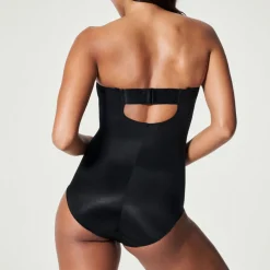 Best Suit Your Fancy Medium Control Strapless Cupped Brief Bodysuit Women Shapewear