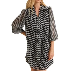 Discount Suki Printed Pussybow Mini Dress Women Dresses