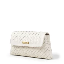 Online Sunrise Sunset Leather Weave Clutch Women Clutch Bags