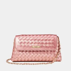 Sale Sunrise Sunset Leather Weave Clutch Women Clutch Bags