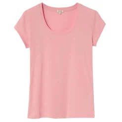 Online Supima Cotton Scoop Neck Tee Women Tops