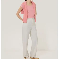 Online Supima Cotton Scoop Neck Tee Women Tops