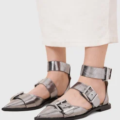 Discount Sutton Metallic Pointed Flats Women Flats