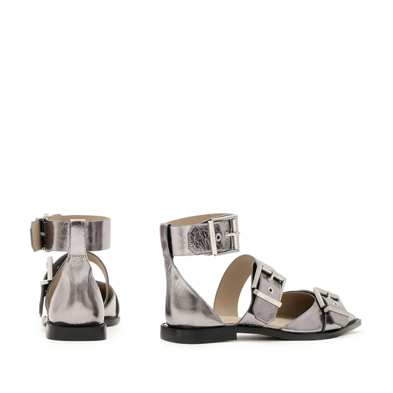 Discount Sutton Metallic Pointed Flats Women Flats