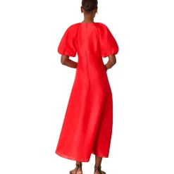 Online Taffeta Voluminous Sleeve Dress Women Dresses