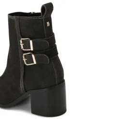 Clearance Tanya Buckle Heeled Boots Women Boots