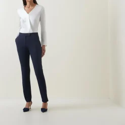 Sale Tapria Slim Leg Trousers Women Trousers & Shorts