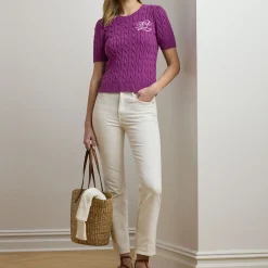 Best Tarjyll Cable Knit Top Women Sweaters & Cardigans
