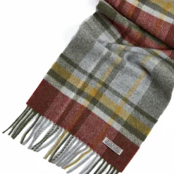 Tartan Lambswool Scarf Women Scarves