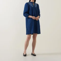 Sale Tasha Denim Mini Dress Women Dresses
