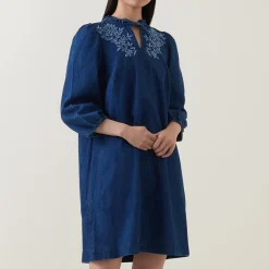Sale Tasha Denim Mini Dress Women Dresses