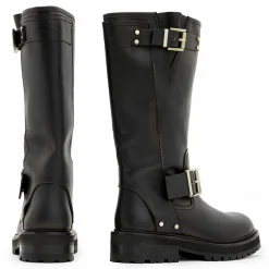Outlet Tay Leather Biker Boots Women Boots