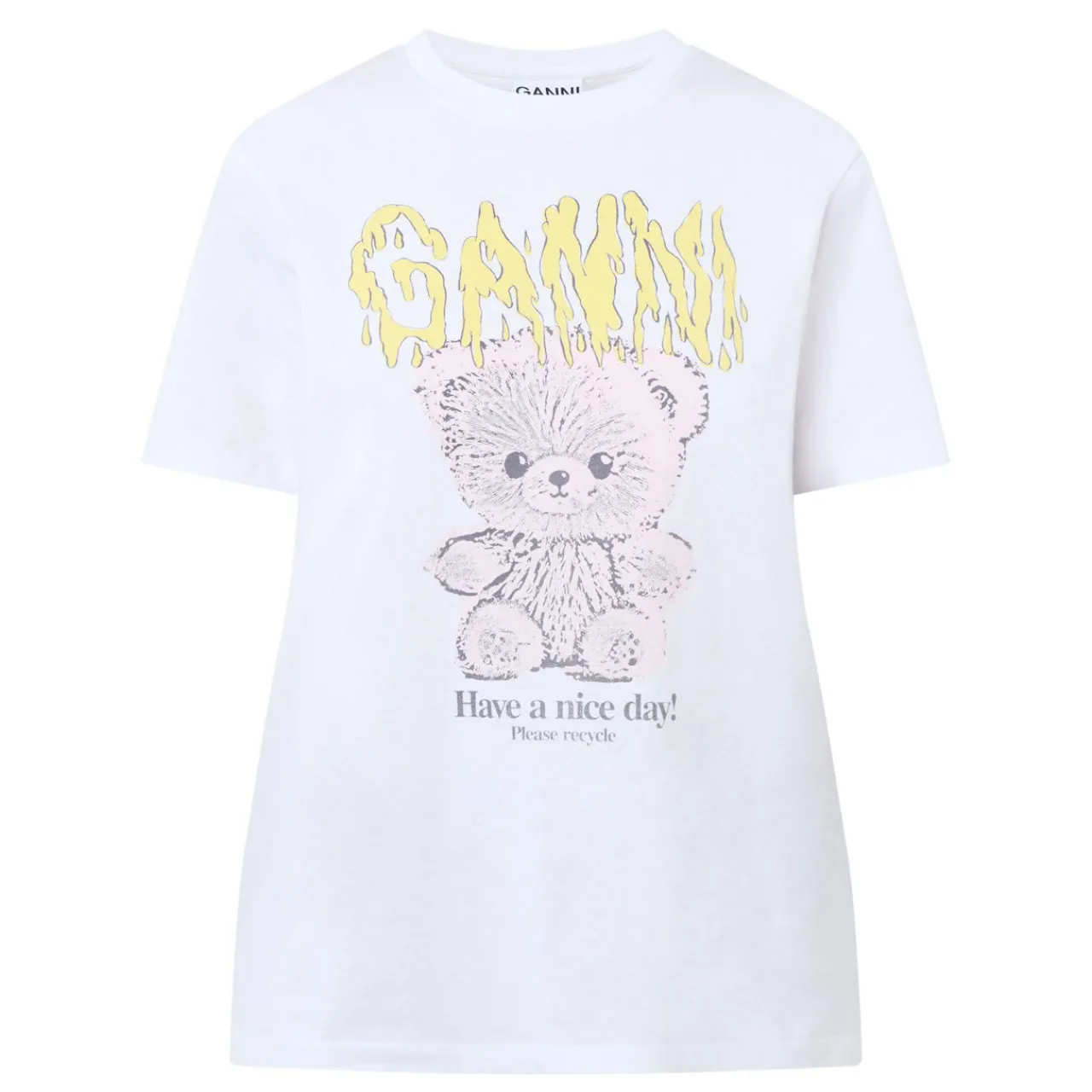 Clearance Teddy Logo Relaxed T-Shirt Women Tops