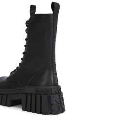 Clearance Tegan Lace-Up Two Biker Boots Women Boots