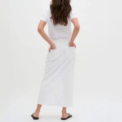 Tempa Denim Wrap Skirt Women Skirts
