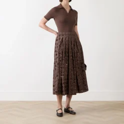 Sale Tempra Sequinned Skirt Women Skirts