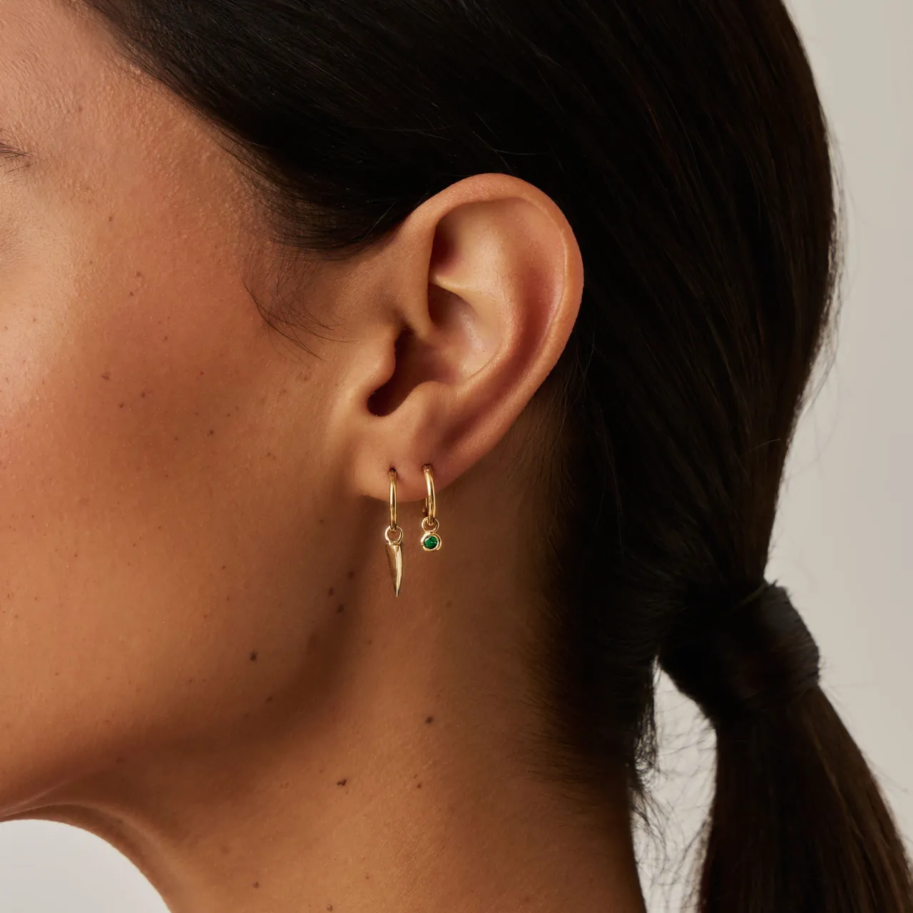 New Tennis Charm Mini Hoop Earrings Women Earrings