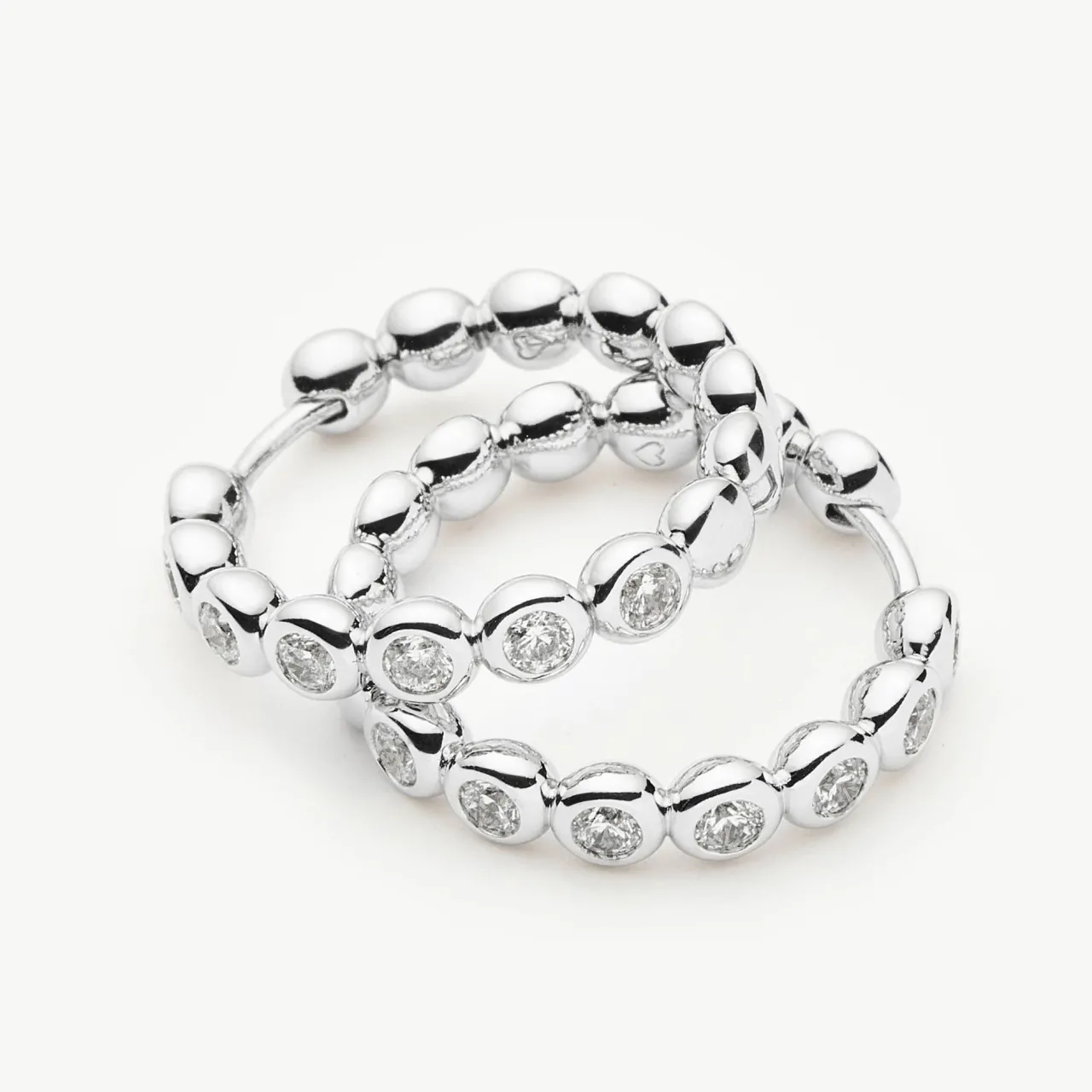 Sale Tennis Medium Hoop Earrings Women Earrings