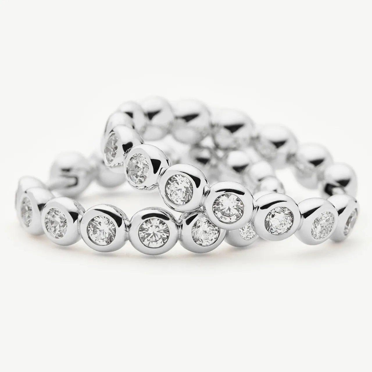 Sale Tennis Medium Hoop Earrings Women Earrings