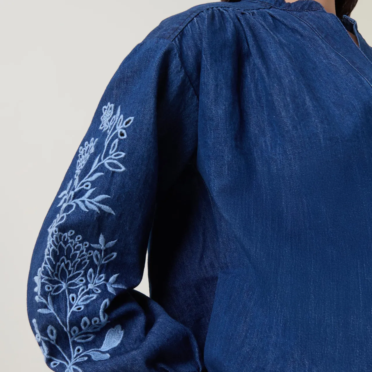 Clearance Terka Embroidered Blouse Women Tops