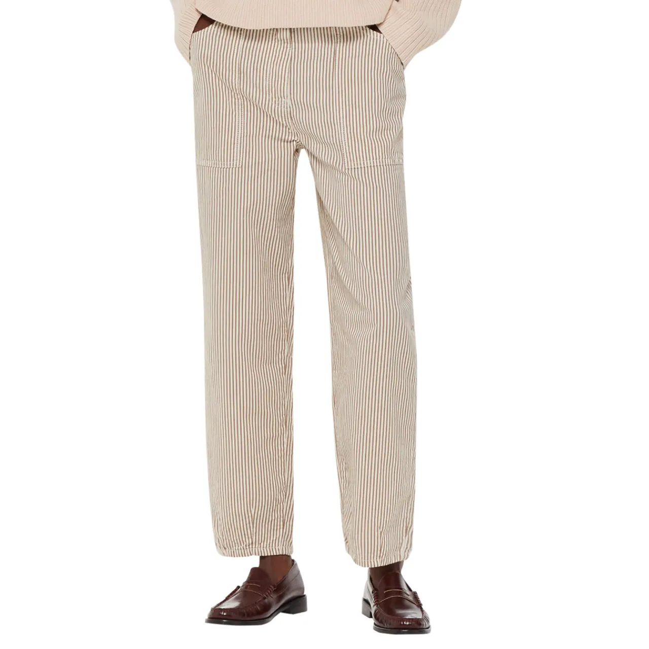 Hot Tessa Stripe Straight Leg Trousers Women Trousers & Shorts
