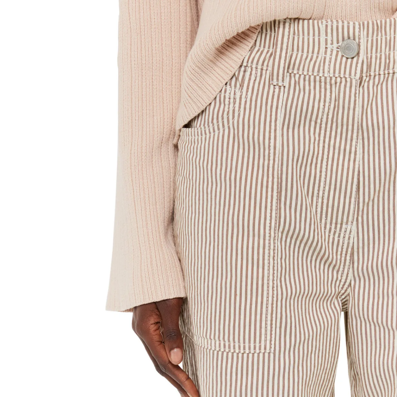 Hot Tessa Stripe Straight Leg Trousers Women Trousers & Shorts