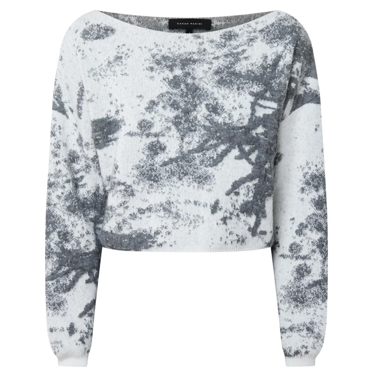 Hot Textured Cropped Sweater Women Sweaters & Cardigans