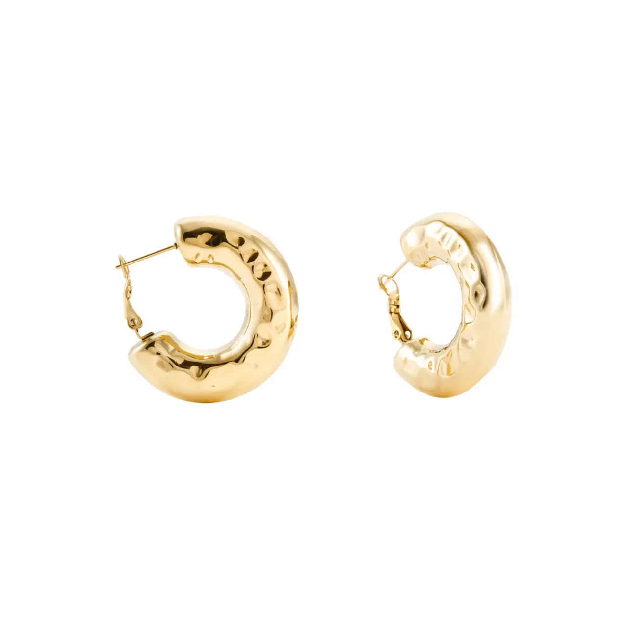 Outlet Textured Glow Hoops Women Earrings