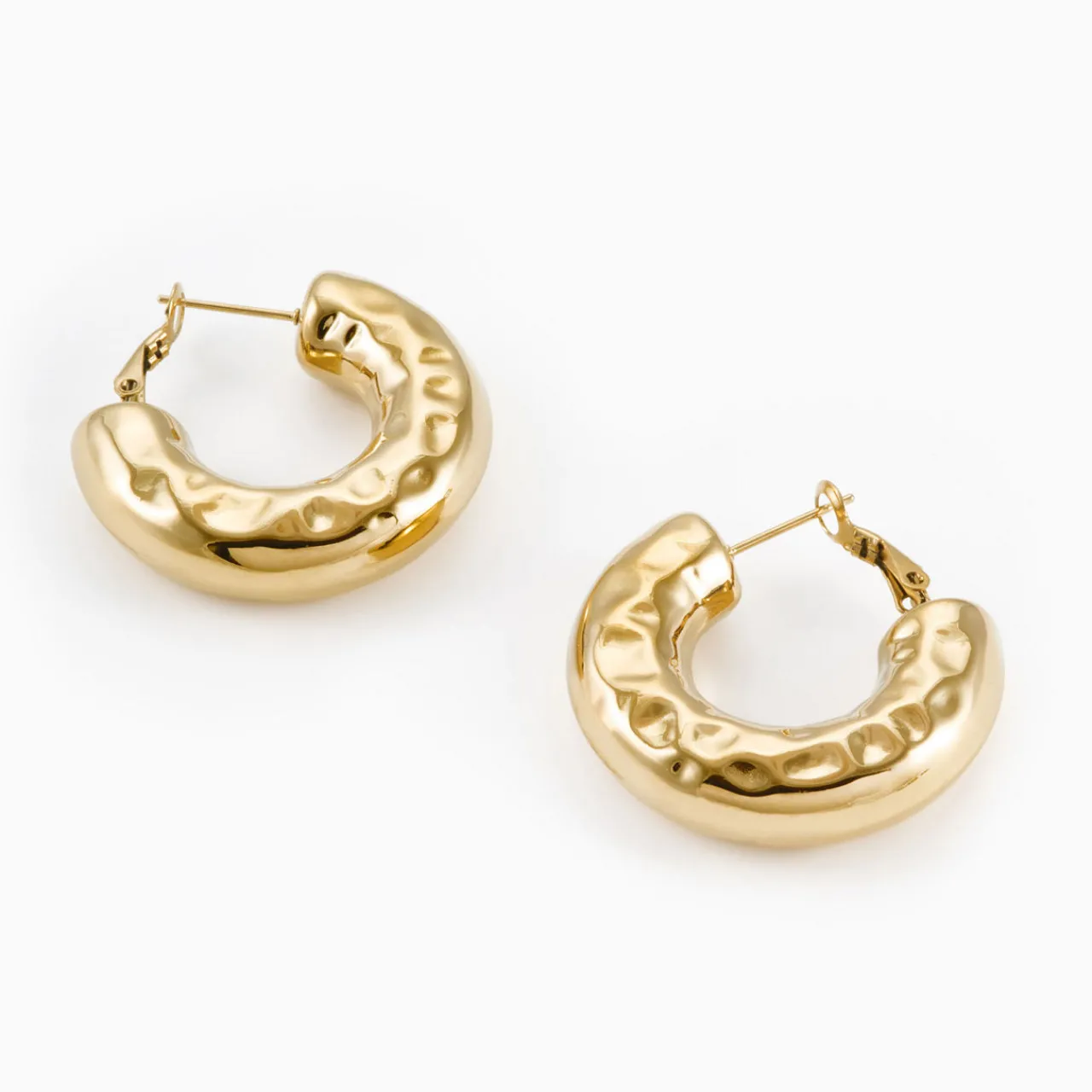 Outlet Textured Glow Hoops Women Earrings