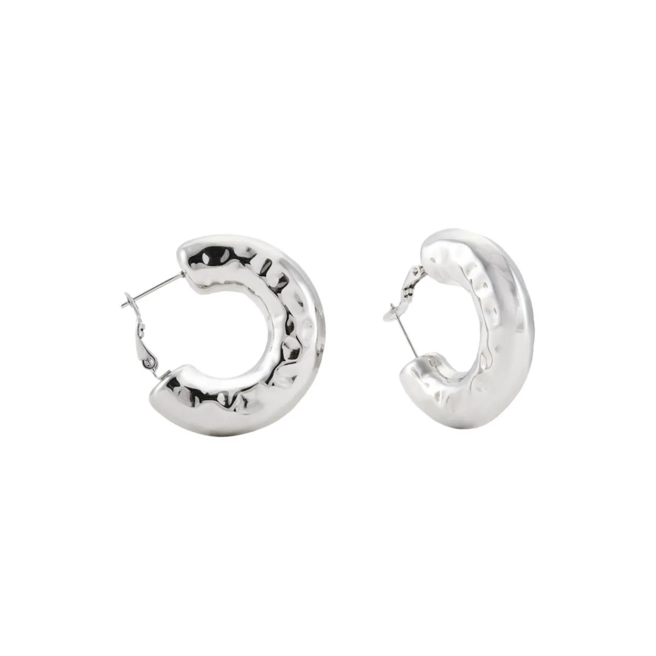 Online Textured Glow Hoops Women Earrings