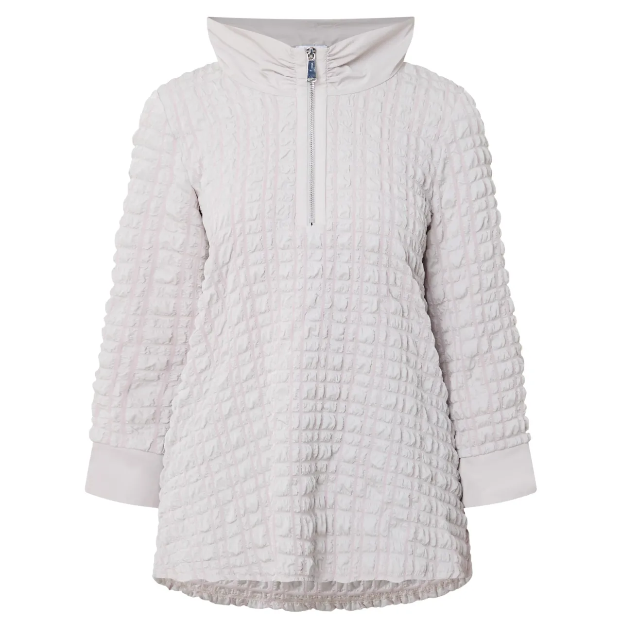 Discount Textured Half-Zip Sweatshirt Women Sweatshirts & Hoodies