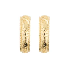 Online Textured Hoop Earrings Women Earrings