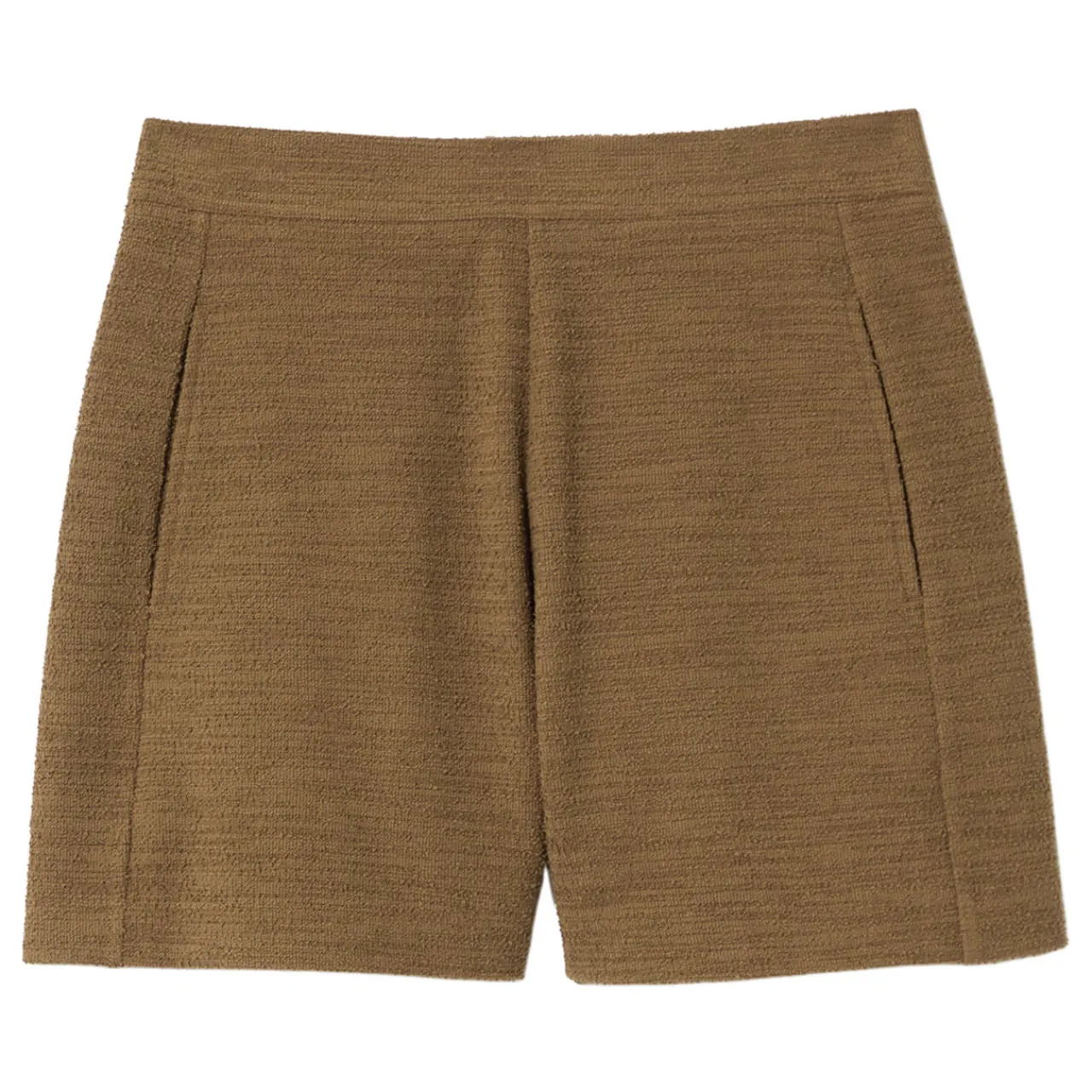Best Textured Straight Leg Shorts Women Trousers & Shorts