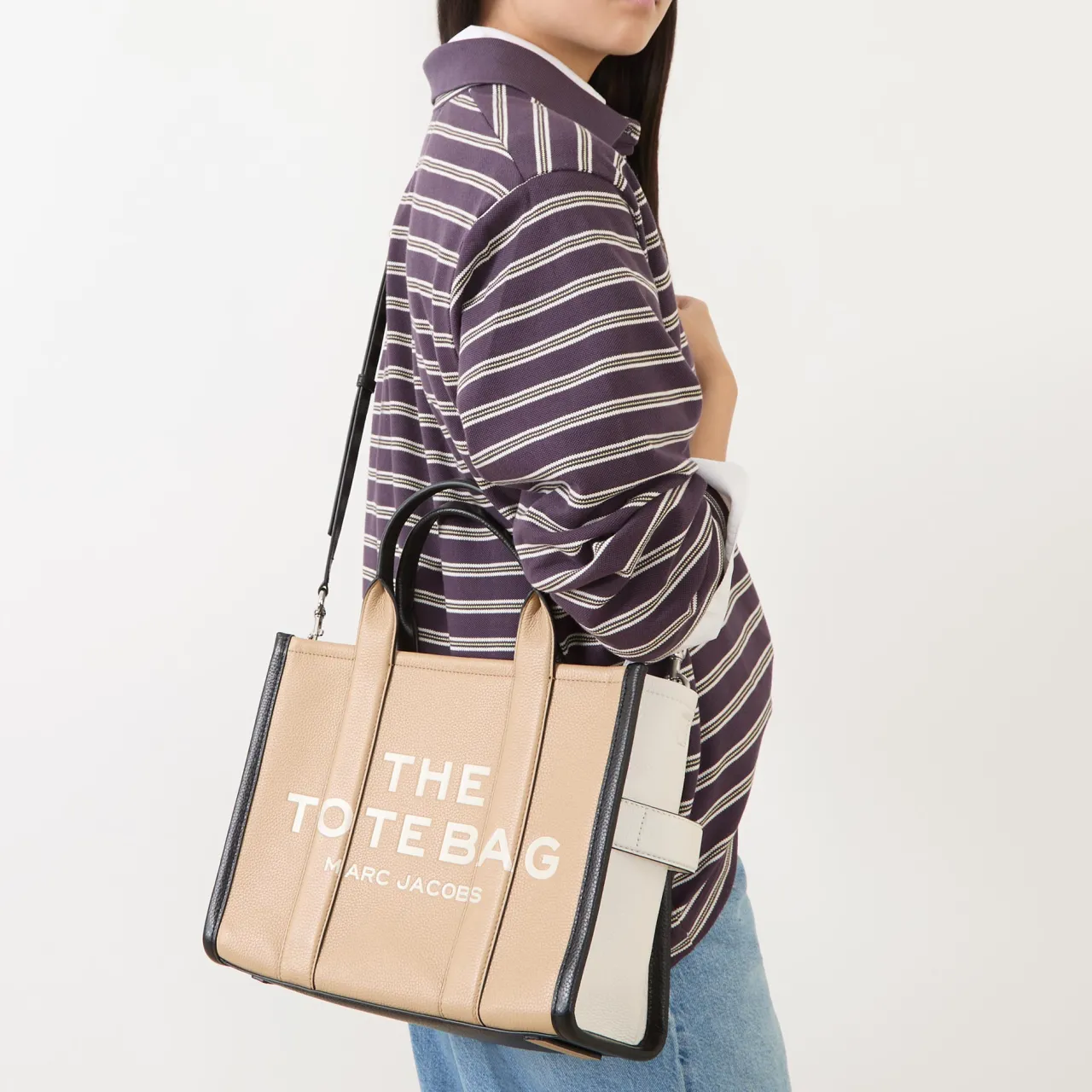 The Colourblock Medium Tote Bag Women Tote Bags