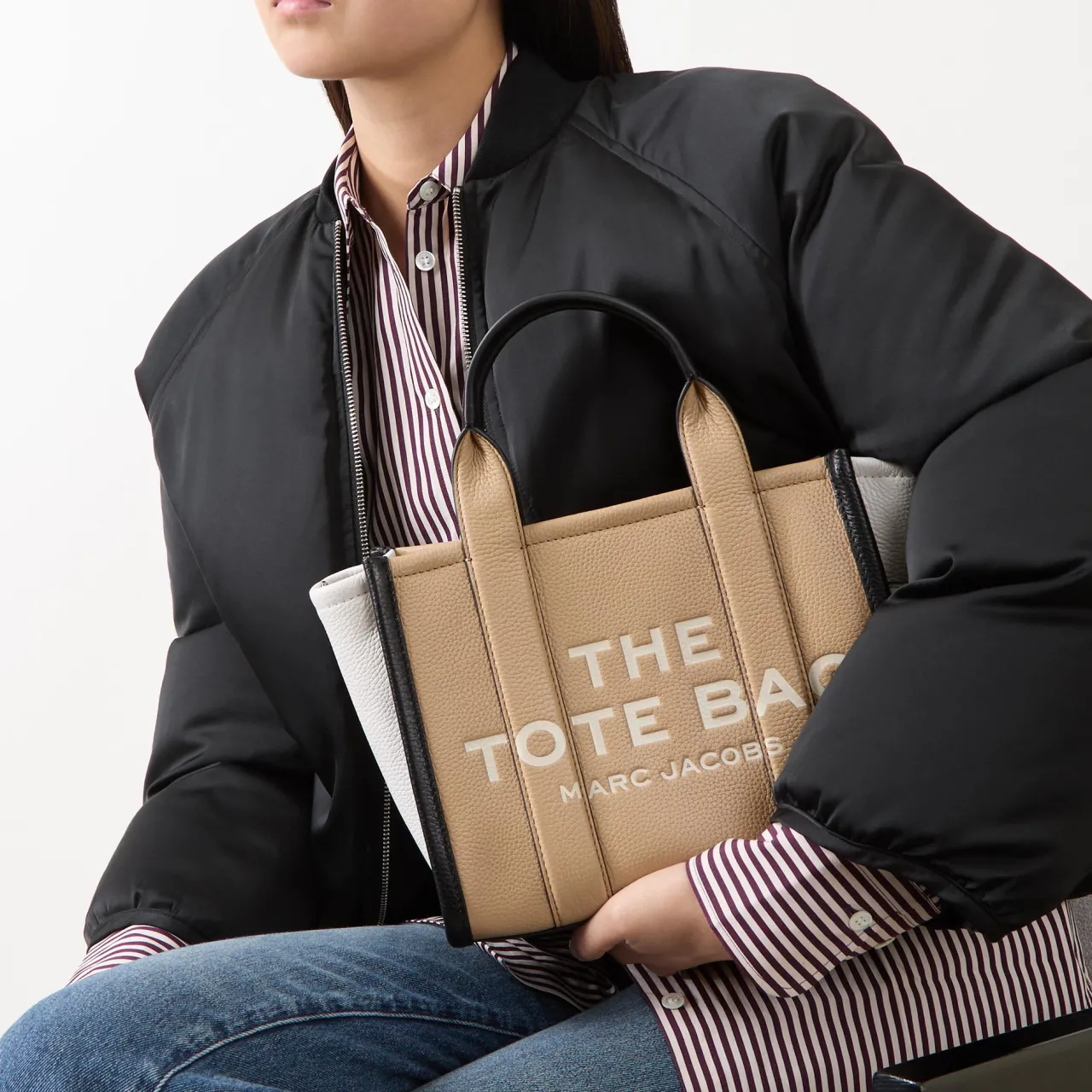 The Colourblock Small Tote Bag Women Tote Bags