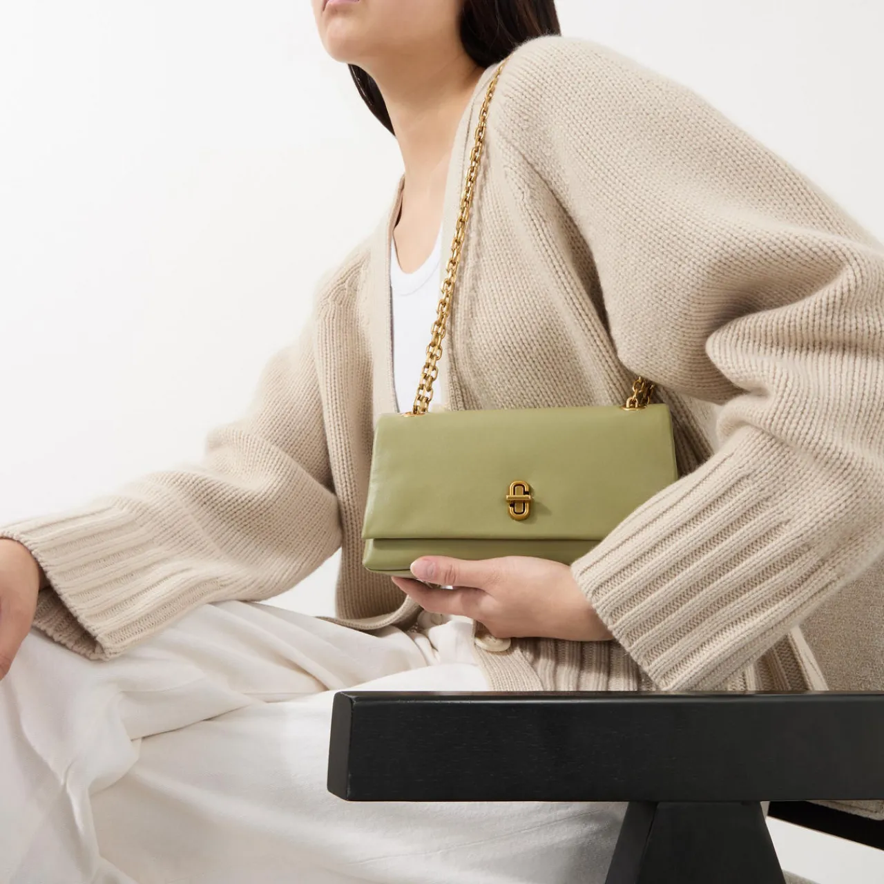 Online The Dual Chain Shoulder Bag Women Shoulder Bags