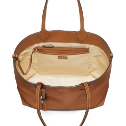 Discount The Hudson Pebbled Leather Tote Women Top Handle Bags|Tote Bags