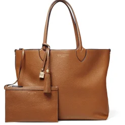 Discount The Hudson Pebbled Leather Tote Women Top Handle Bags|Tote Bags