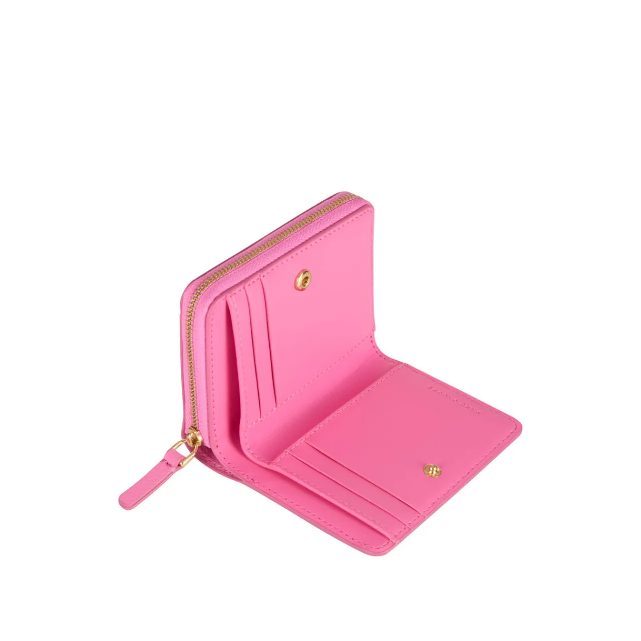 Outlet The Leather Mini Compact Wallet Women Wallets