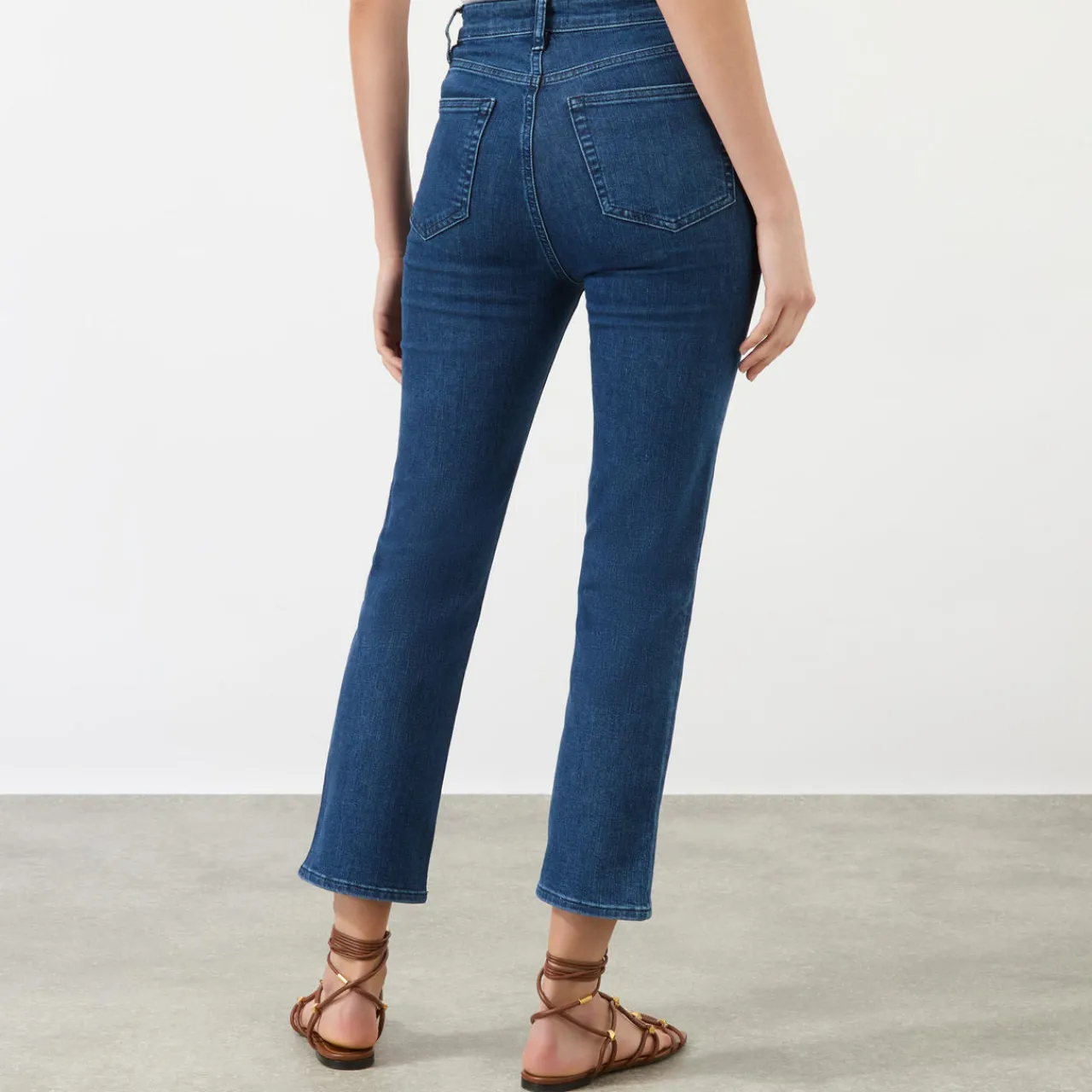 Sale The Pencil Straight Cropped Jeans Women Denim