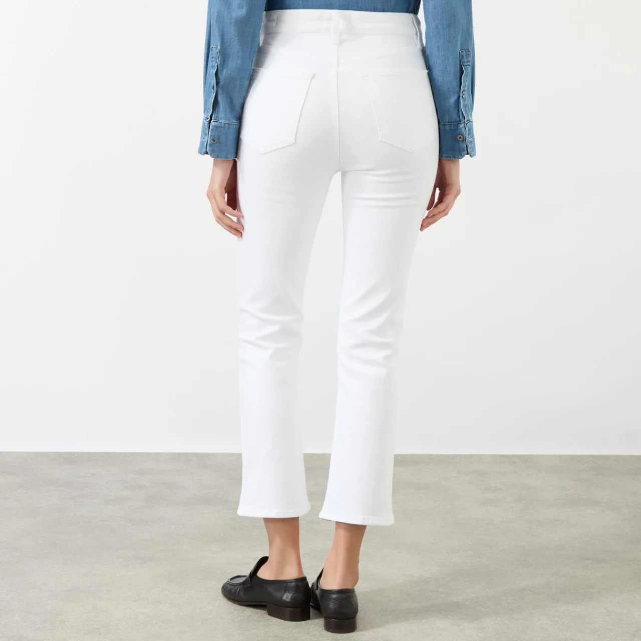 Outlet The Pencil Straight Cropped Jeans Women Denim