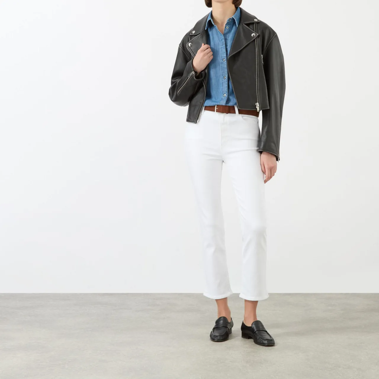 Outlet The Pencil Straight Cropped Jeans Women Denim