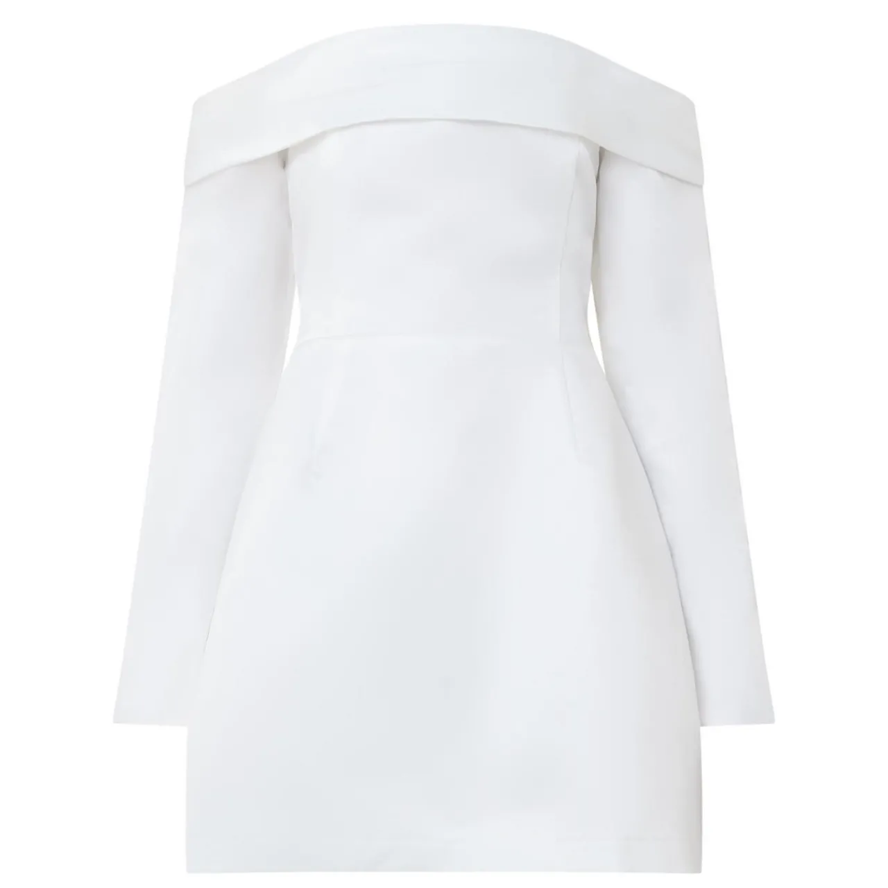 New The Ultimate Muse Satin Bardot Mini Dress Women Dresses