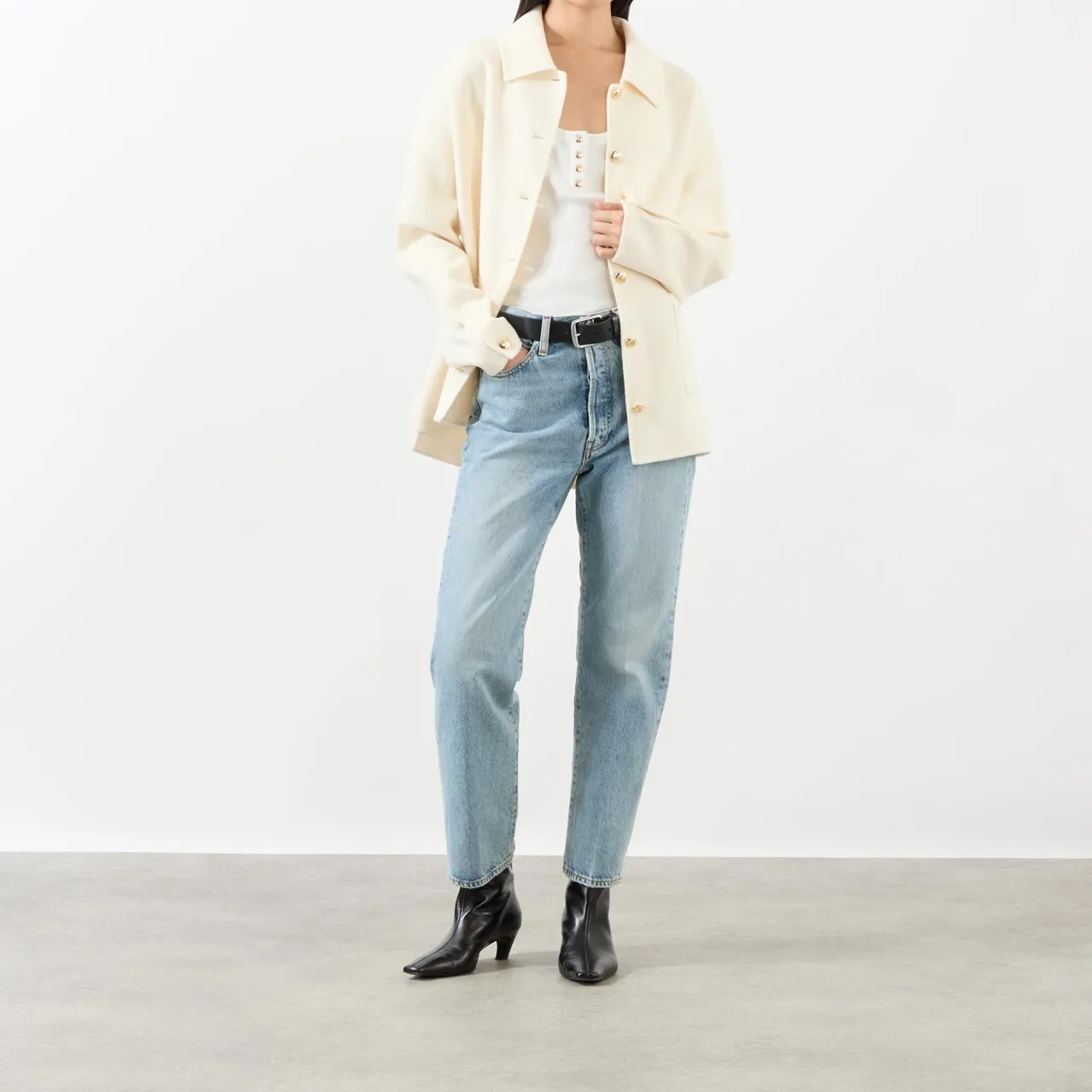 Online The Vertical High-Rise Straight Leg Jeans Women Denim