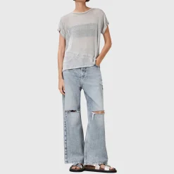 Sale Thea Sheer Sparkle Top Women Tops